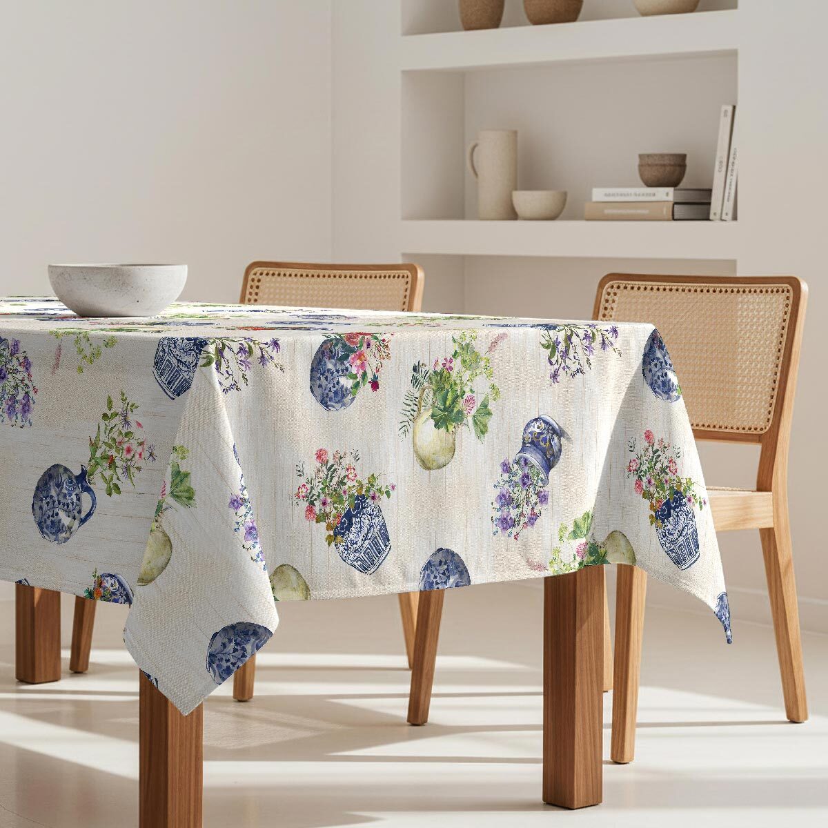 Nappe anti-taches Geranius - 100% coton -
