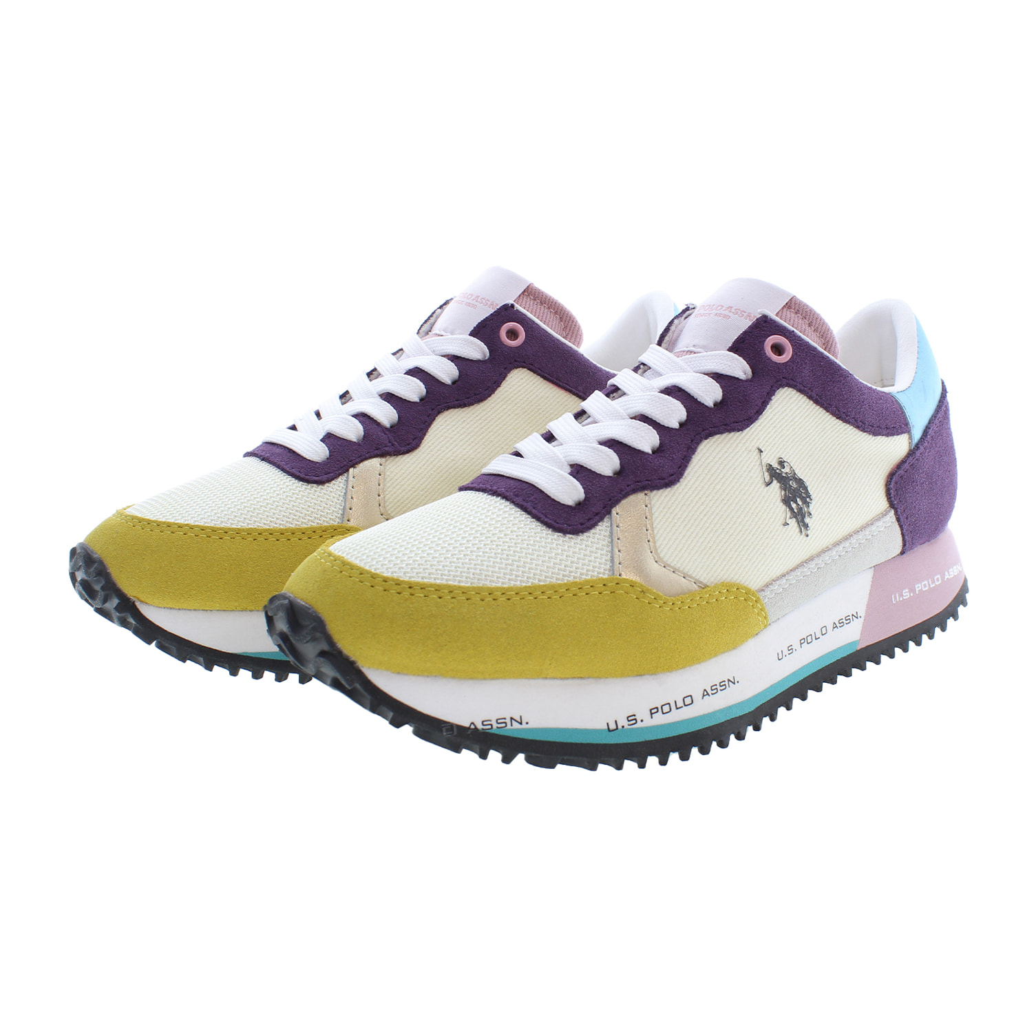 Sneakers U.S. Polo Assn Violet-Yellow