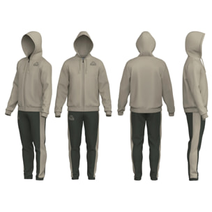 Tute Sportive Kappa Uomo Logo Glomeri Beige