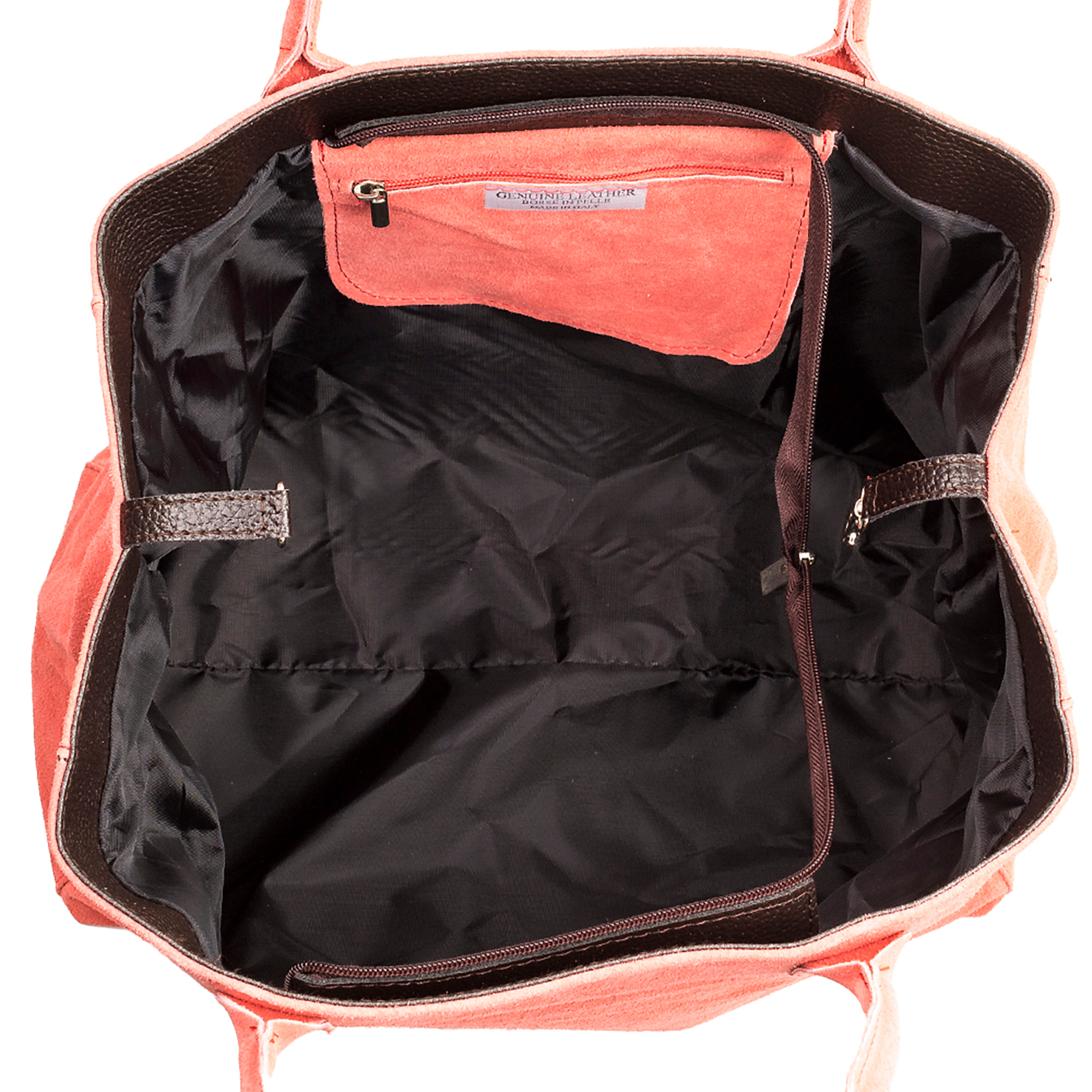 Annagrazia Borsa Shopper Donna.Pelle autentica A camoscio