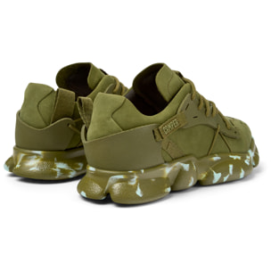 Zapatillas - CAMPER Karst - Verde - Cuero Nubuck