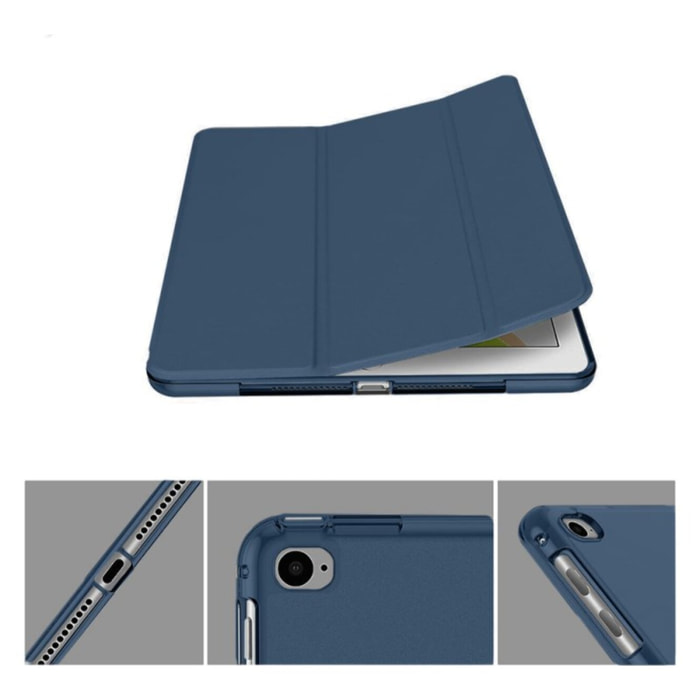 Etui Smart Cover iPad 9.7' (2017/2018) / iPad Air (2013/2014) / iPad Pro 9.7' (2016) Bleu à rabat avec support