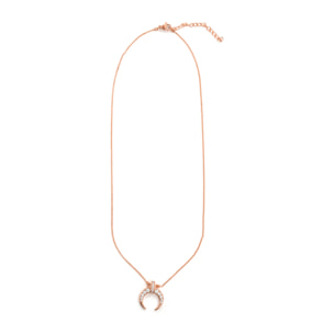 Collar Cali acabado oro rosa 18k