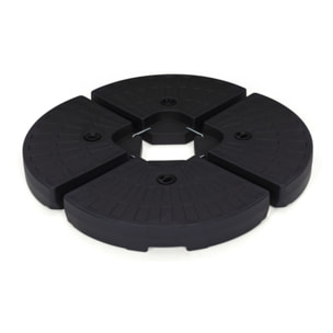 Dalle de parasol noire à lester