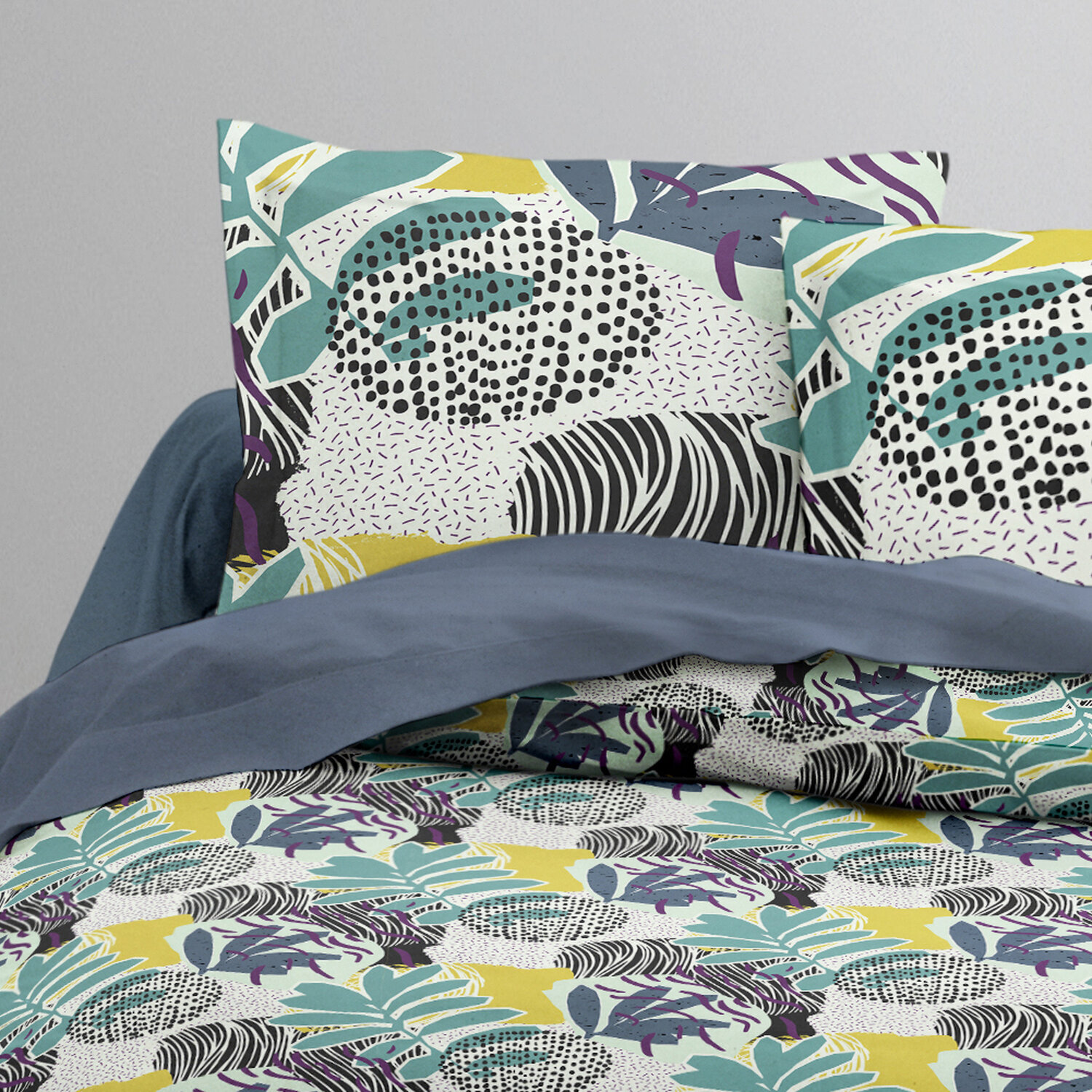 Parure housse de couette 100% coton 57fils ingraa