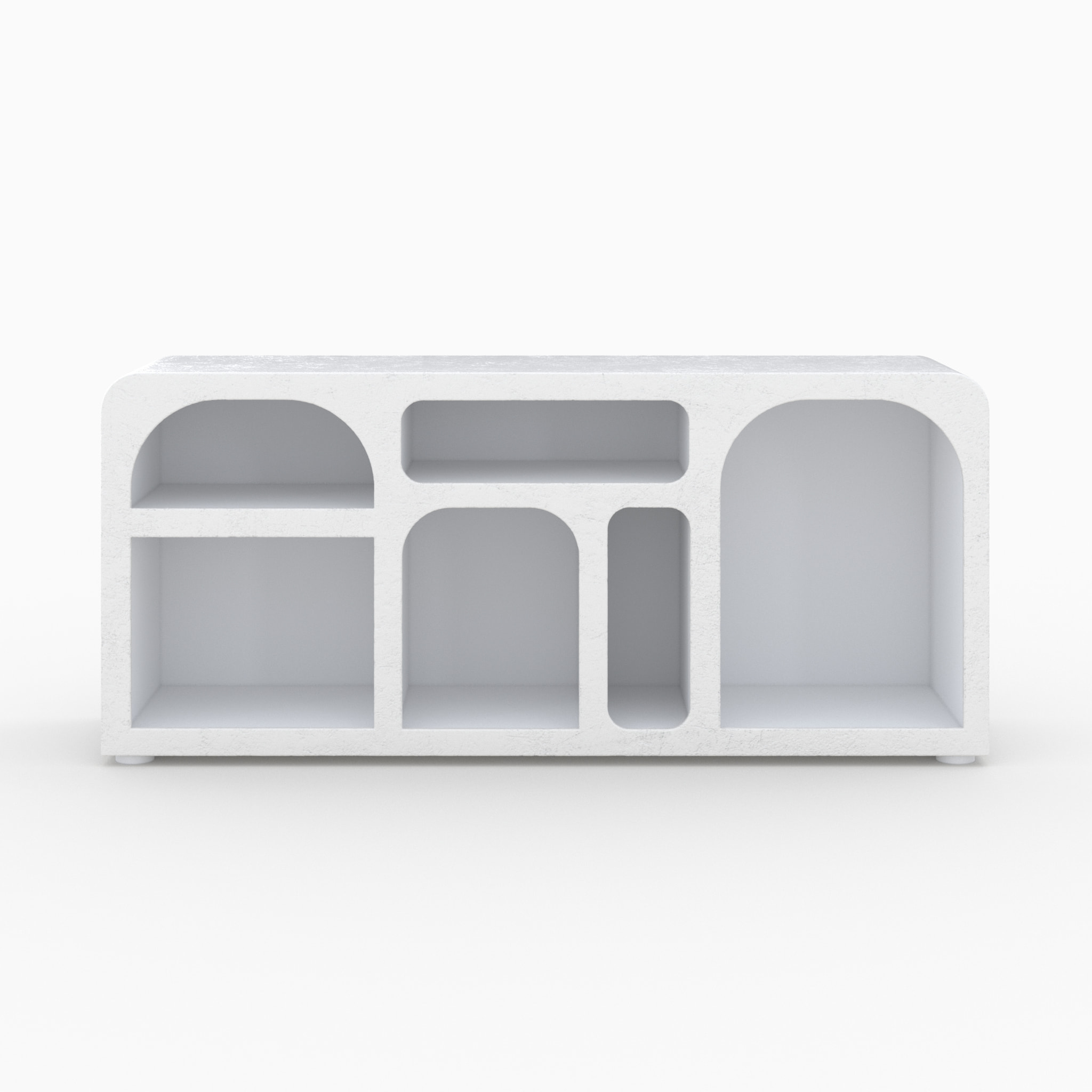 Buffet en béton blanc cassé - Fira