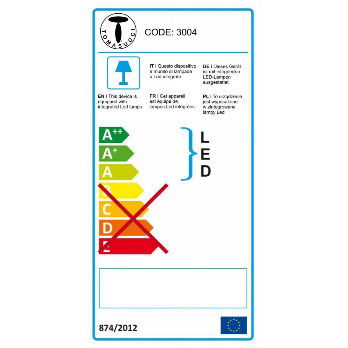 Tomasucci Lampada da tavolo POL  multicolore