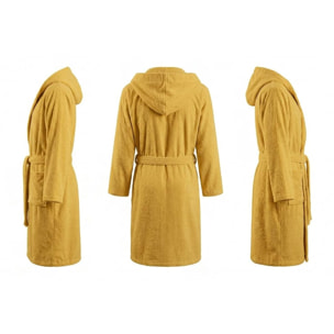INTRECCI HOME Accappatoio Uomo e Donna, in Puro Cotone Jacquard 500 g, , Morbidezza Extra, Avvolgente, con Cappuccio e Tasche, Elegante e Confortevole,