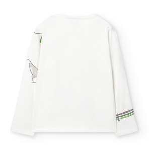 Camiseta punto elástico de niña -BCI