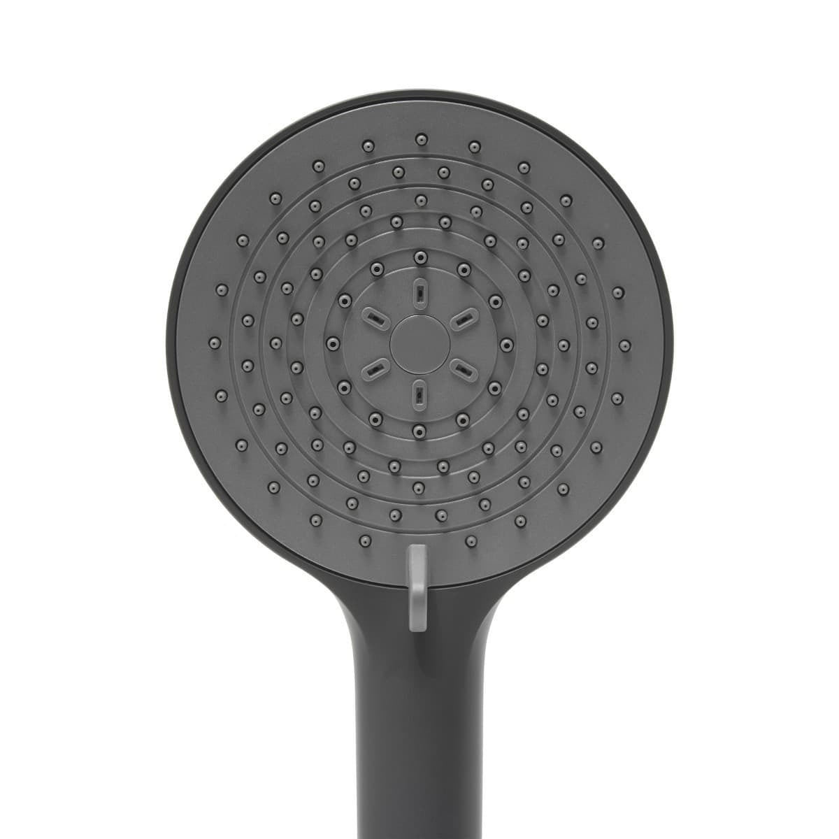 Douchette à main ronde 4 fonctions, débit 11,28 l/min, garantie 5 ans,noir mat (SATBSRS23C)