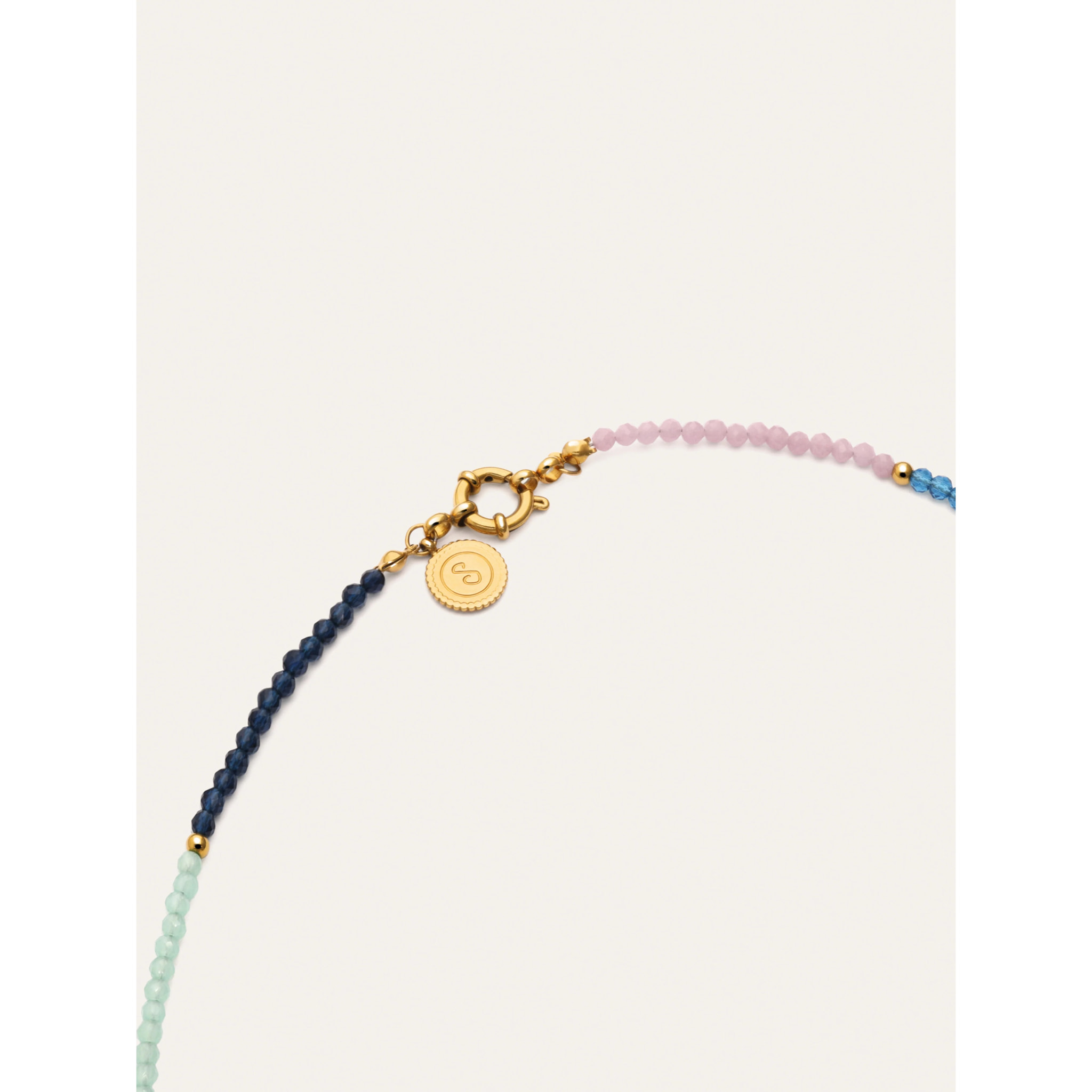 Collana Dye Dots Bruma Acciao Placcato Oro