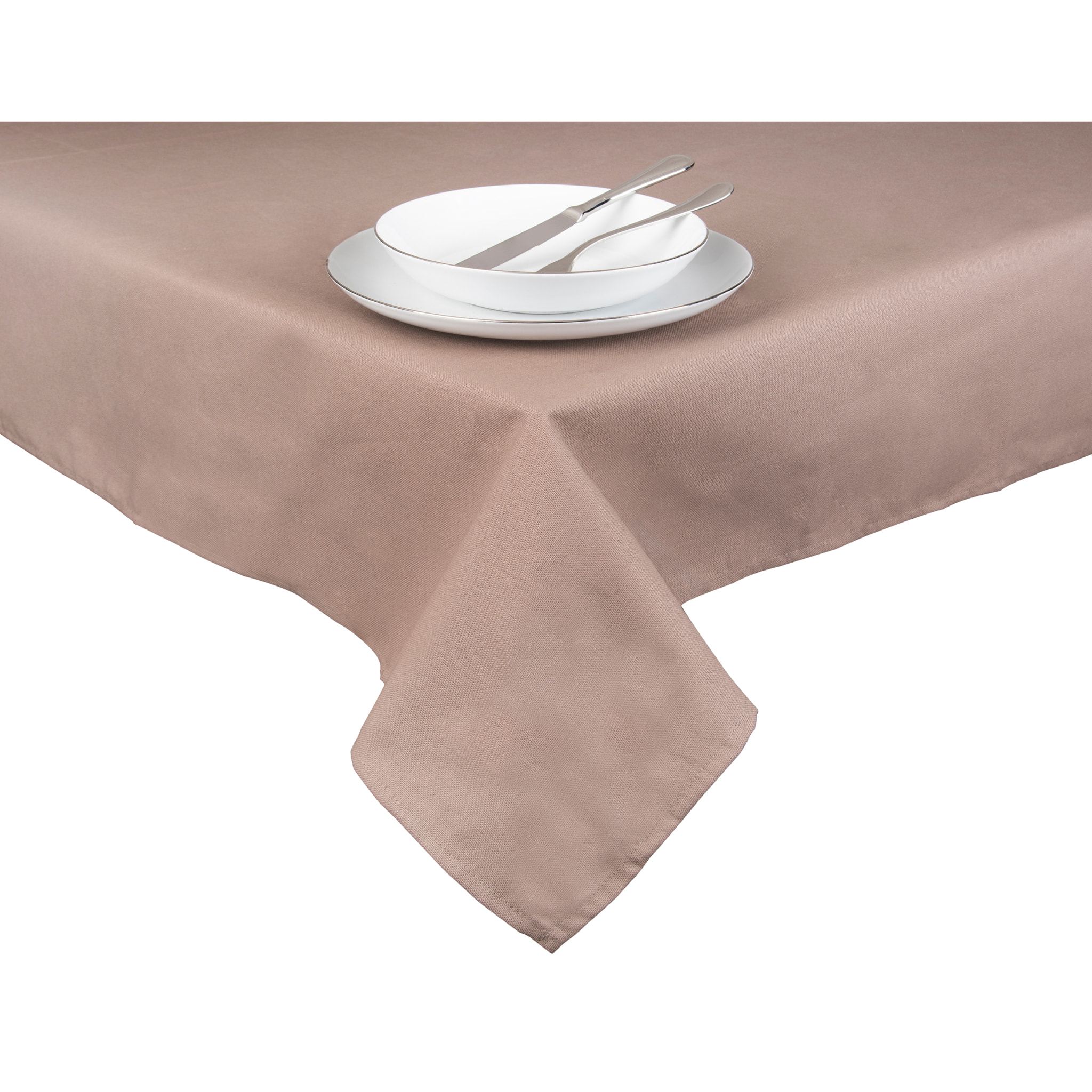 Tovaglia 140x240 Excelsa – Panama Color, Cotone Grigio Tortora