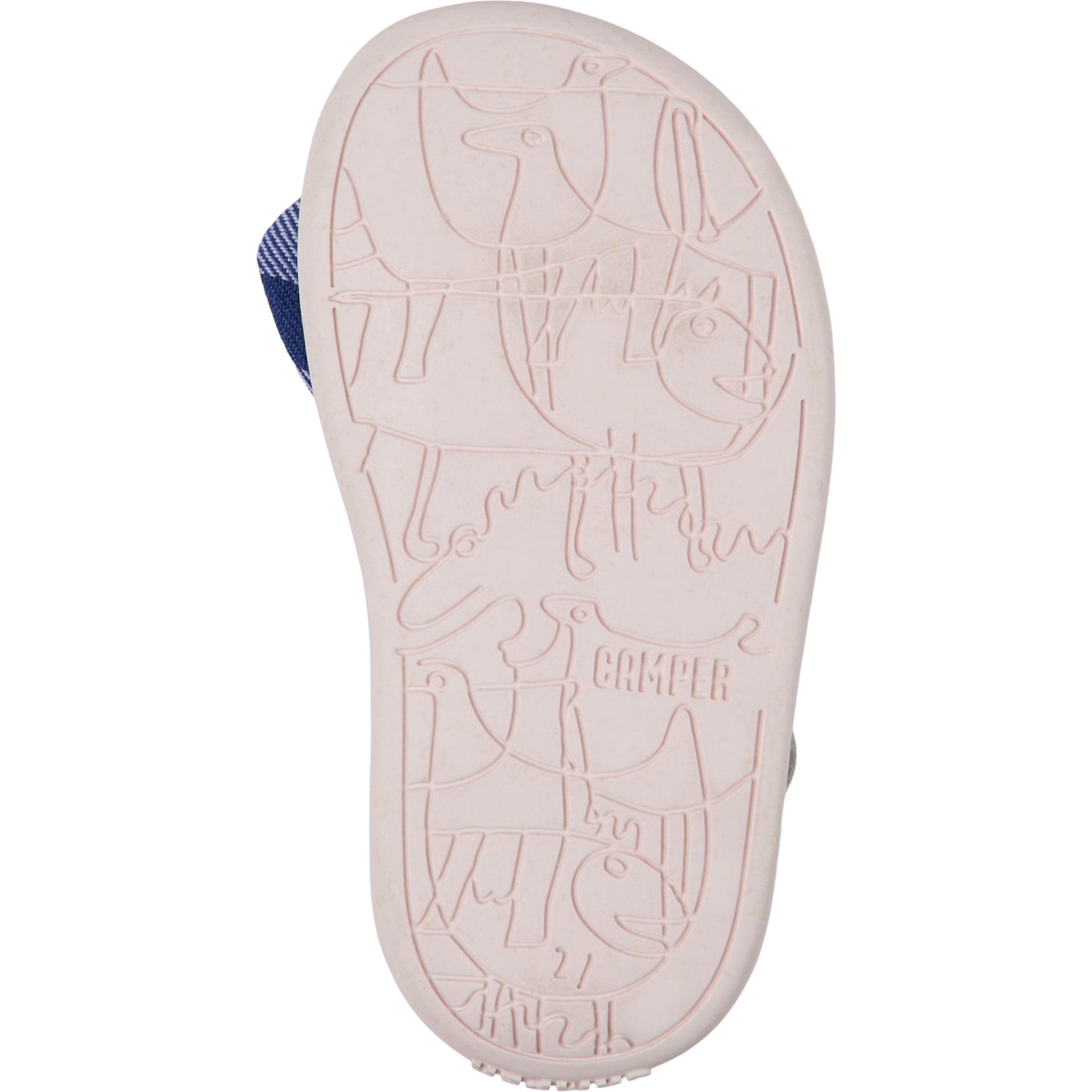 Sandalias - CAMPER Bicho - Blanco - Cuero liso