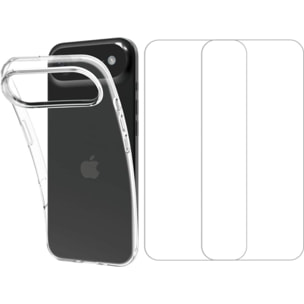 Pack ESSENTIELB iPhone Air coque + verre trempé X2