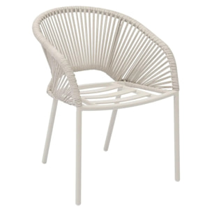 Fauteuil de jardin Oryon empilable argile