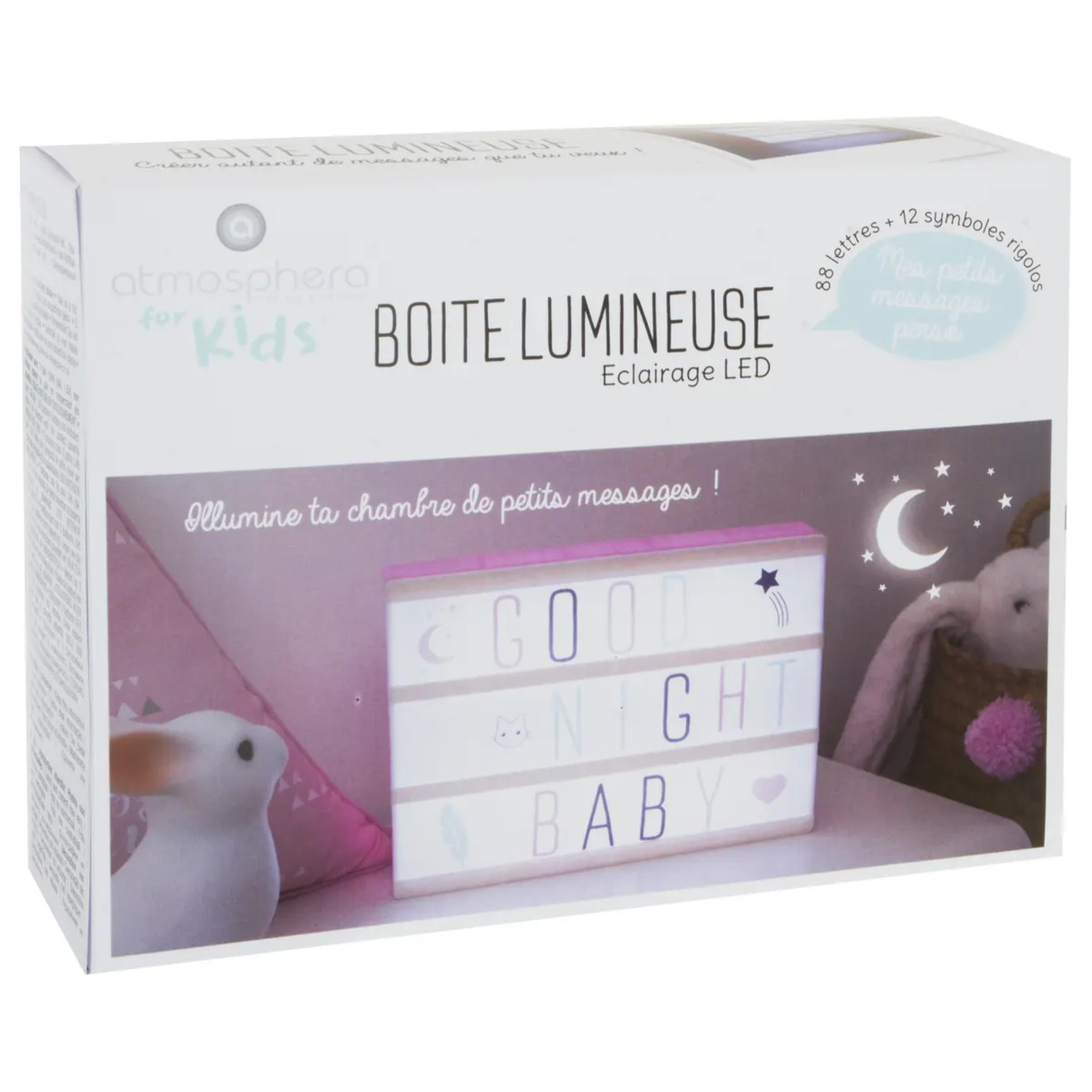 Lampe boîte lumineuse enfant H15 cm