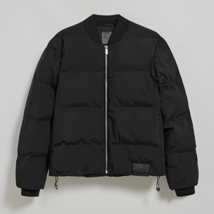 Bomber acolchada negra Dubái con detalle Polo Club