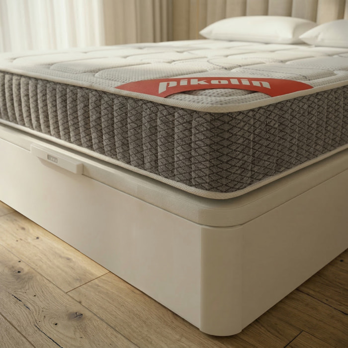 Colchón Muelles Ensacados + Canapé Abatible + Almohada | ENVIO, ENTREGA Y RETIRADA INCLUIDO | Troas