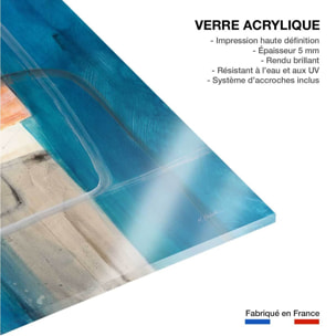 Tableau Passage bleue Tableau plexiglas