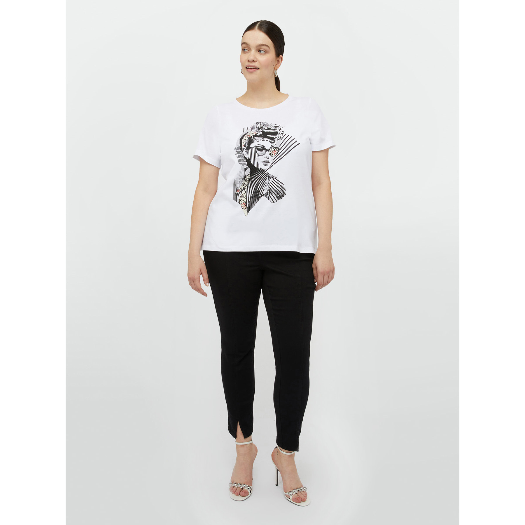 Fiorella Rubino - T-shirt stampata - Bianco