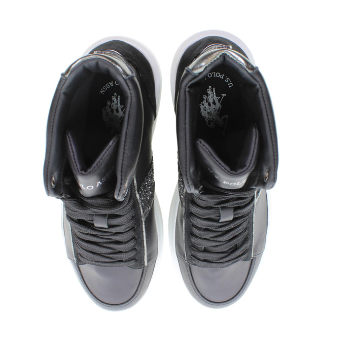 Sneakers U.S. Polo Assn Black- Silver