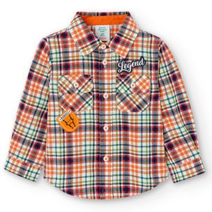 Camisa de cuadros de bebé niño