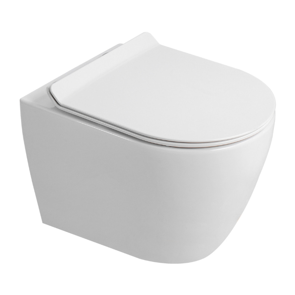 Duofix Pack WC bâti-support 112 cm + WC suspendu sans bride Ceramia avec abattant SoftClose + plaque blanche (GEBCEPXWT01-FR)