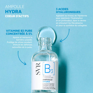 [B3] Ampoule Hydra - Concentré Réparateur - Repulpant, Anti-Rides 30 ml