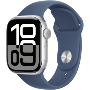 Montre connectée APPLE WATCH Serie 10 46mm Alu/Argent M/L Cellular