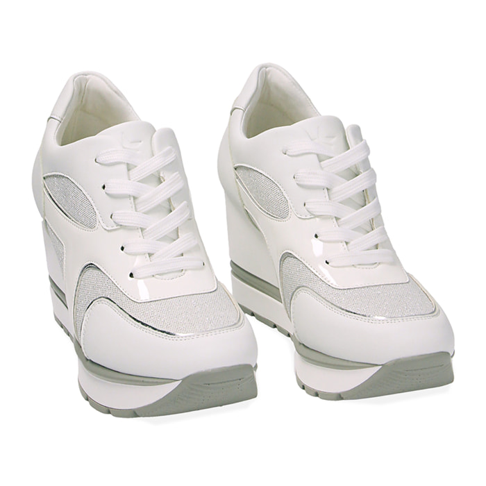 Zapatillas plataforma blancas