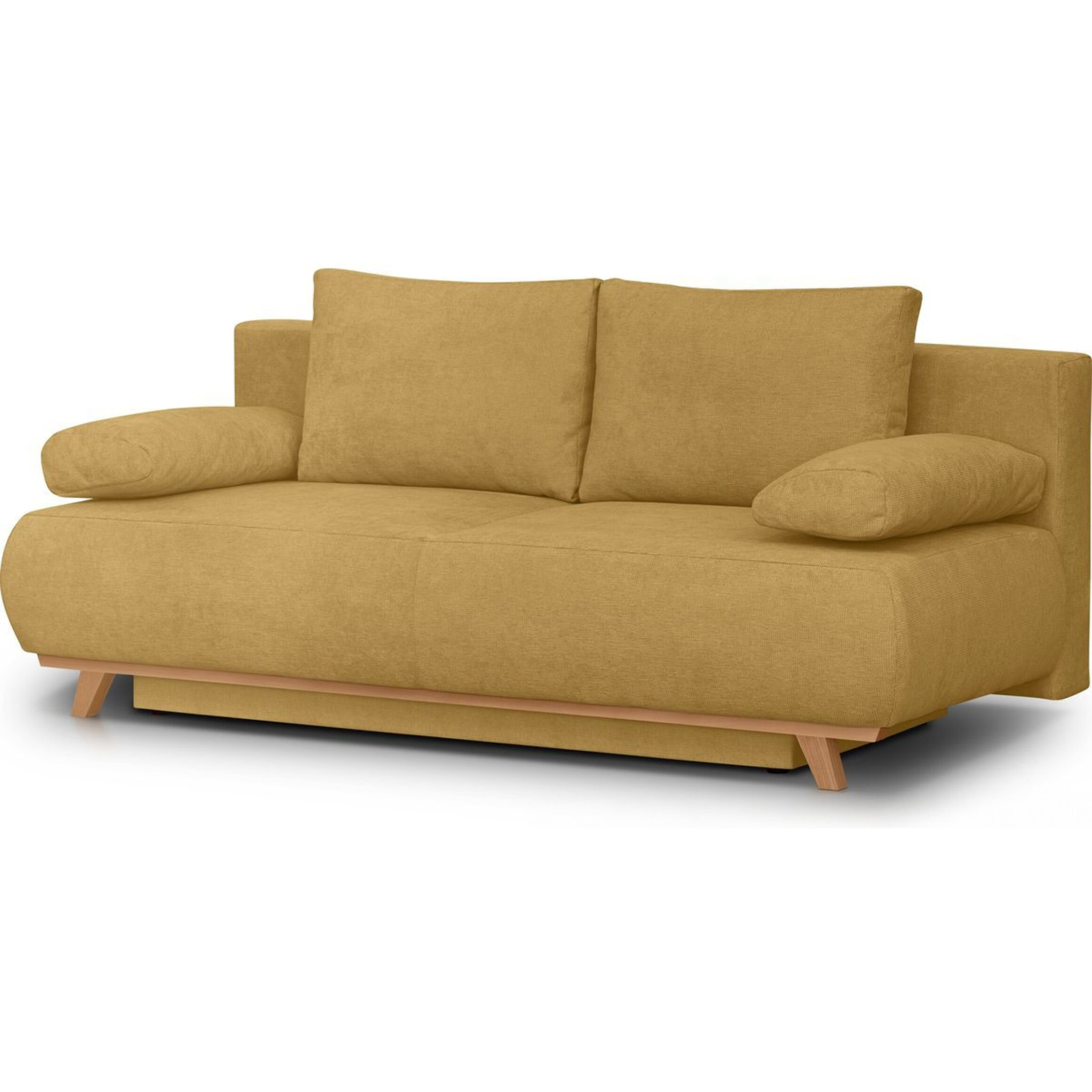 Canapé convertible 3 places en tissu chenille - LARIA