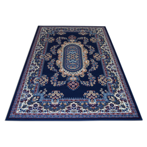 Tappeto Orientale Stile Persiano Blu