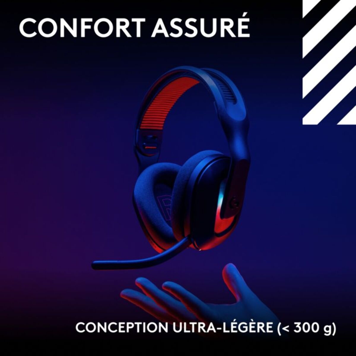 Casque gamer LOGITECH A20X Noir + base