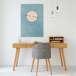 Tableau paysage silence et gratitude Toile imprimée