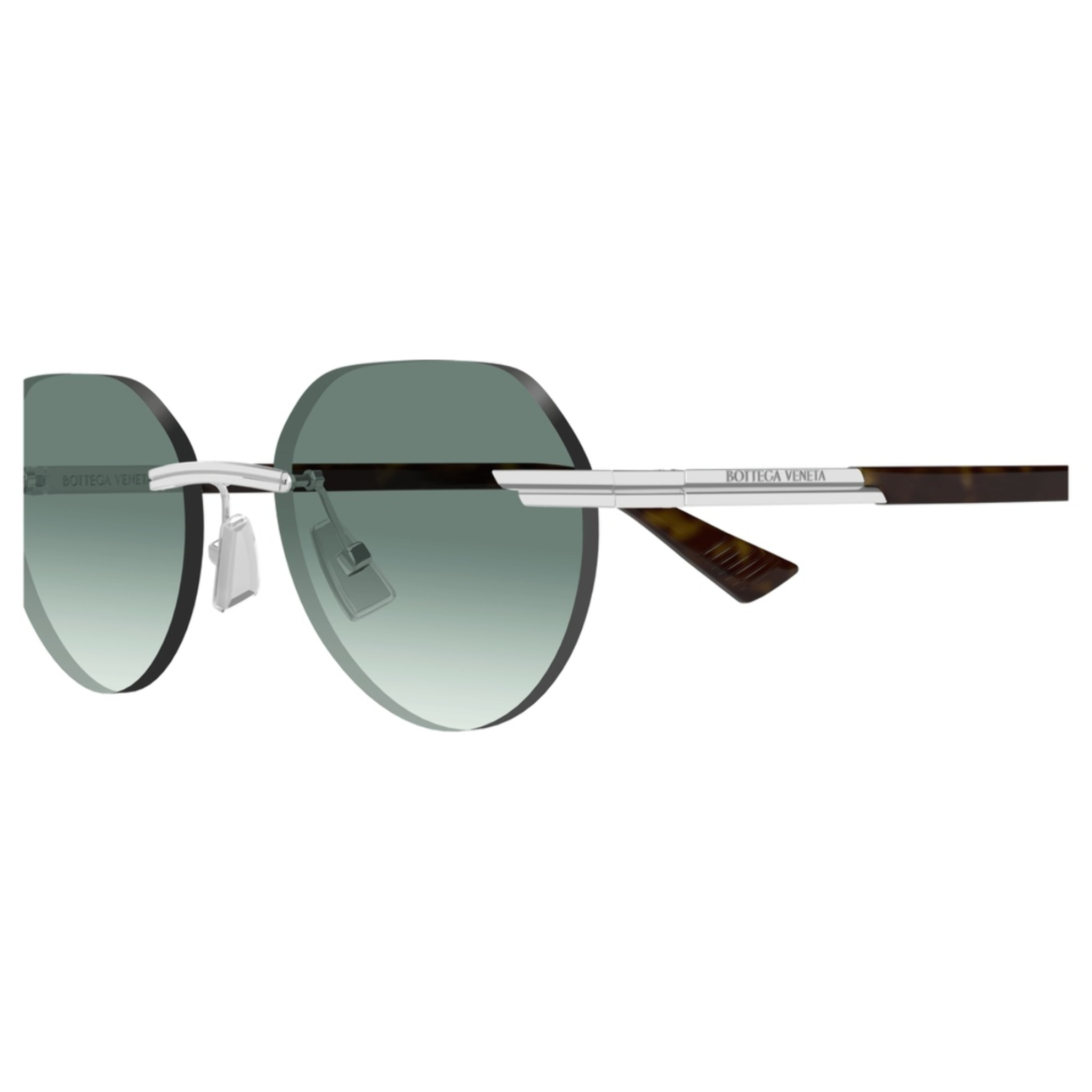 Gafas de Sol Bottega Veneta BV1379S-002 de Metal Hombre 51 mm