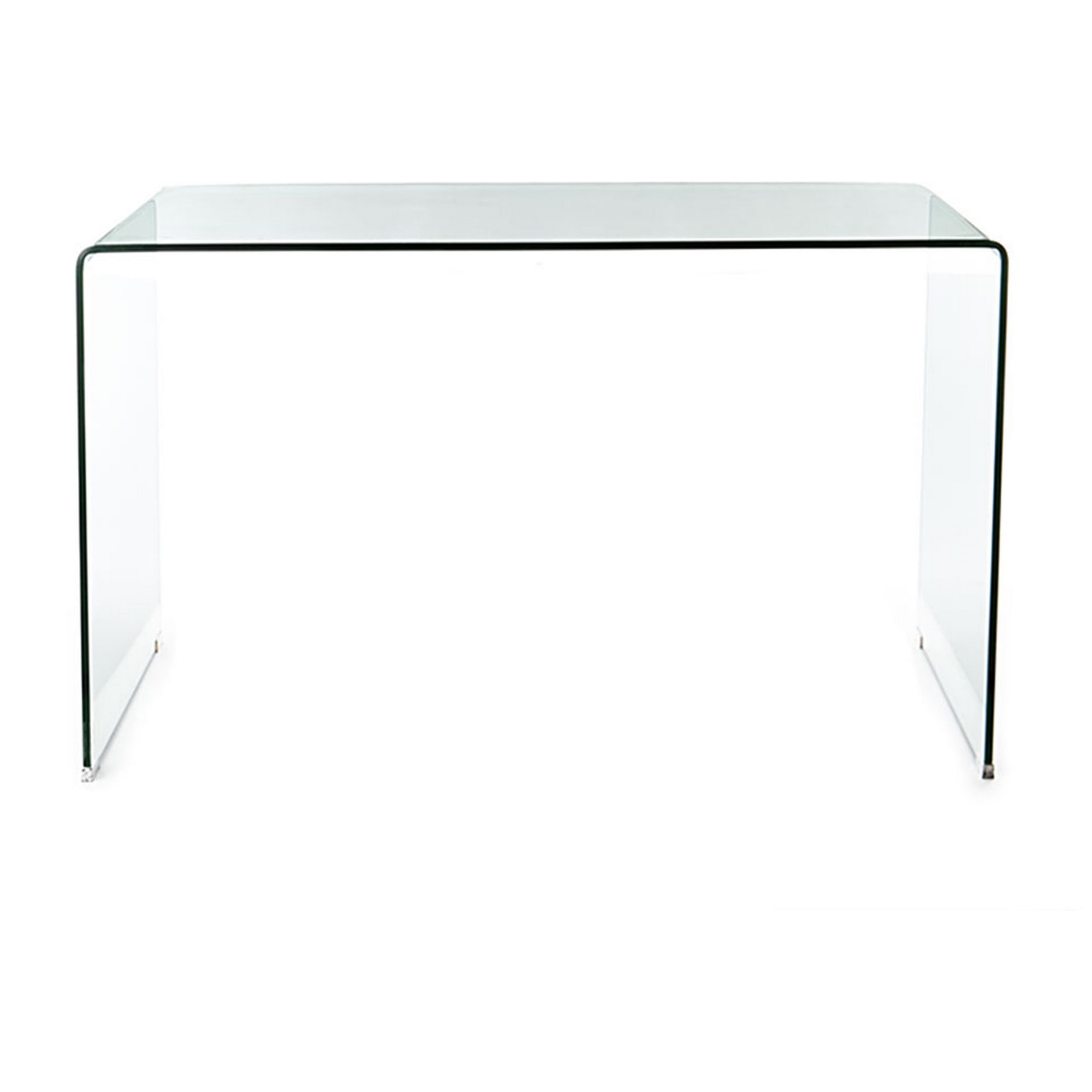 Bureau Tomasucci BEND, en verre, 126 × 70 × 74 cm