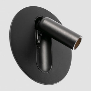 TIMIT Lampada da parete lettore nero