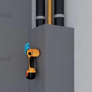 Coffre d'habillage WEDI Mensolo L 260 x 15 x 15