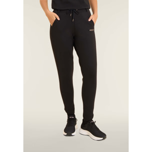 Pantaloni slim fit con spacchi laterali