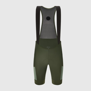 Gravel Men's Bib Shorts - Vert Militaire - Verde Militare