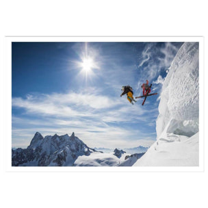 Affiche sport Jumping ski Affiche seule