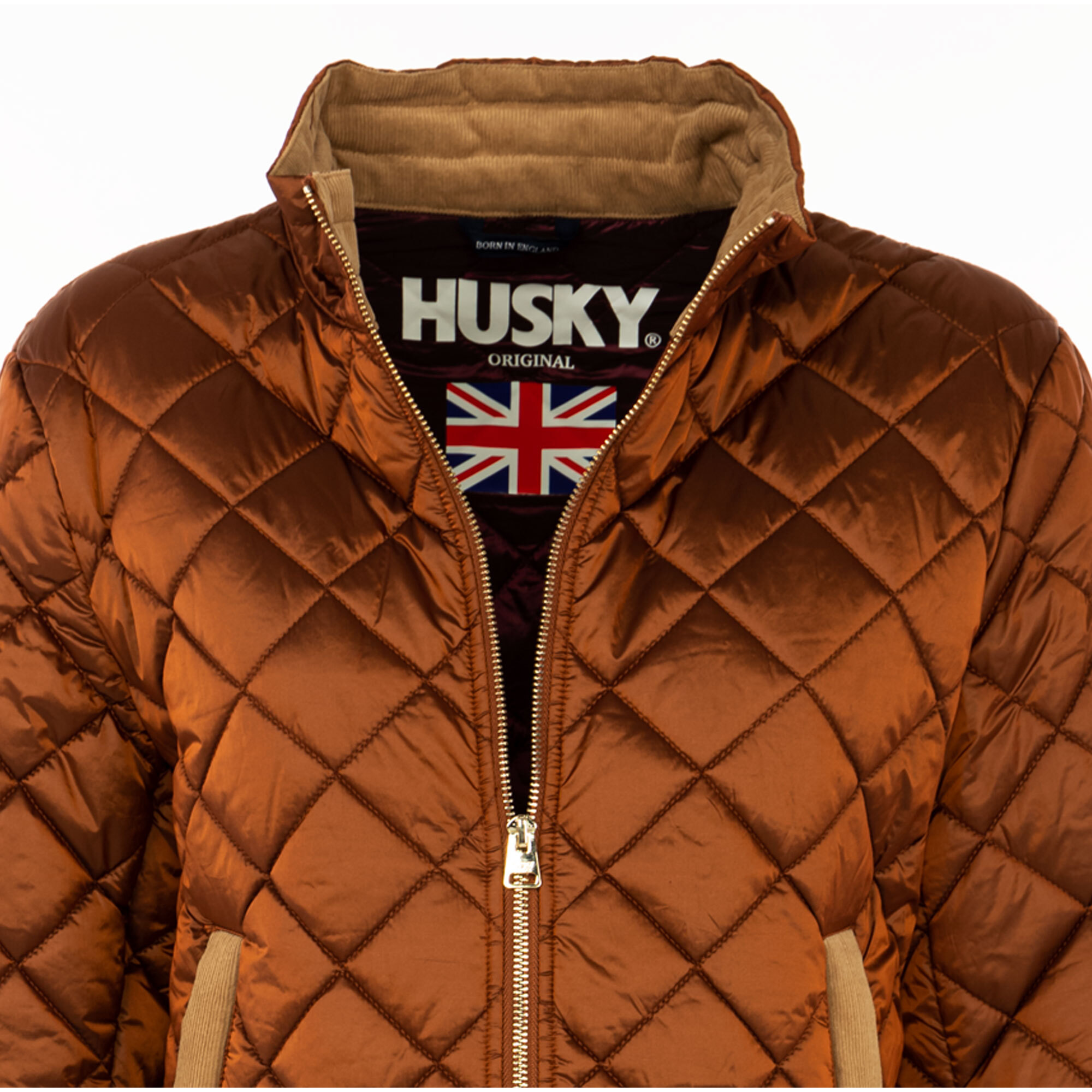 HUSKY piumino donna friar brown,windsor wine