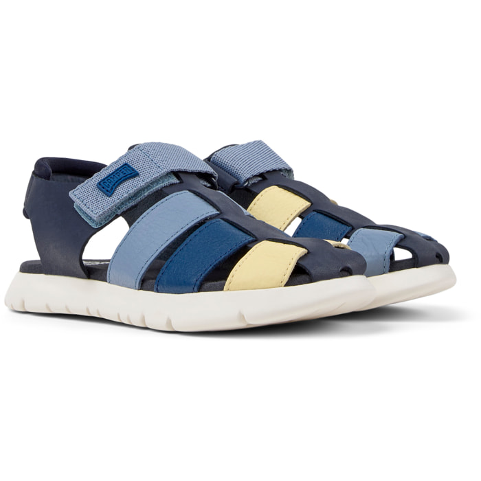Sandalias - CAMPER Oruga Twins - Multicolor - Cuero de gamuza
