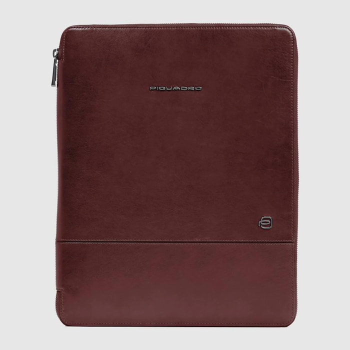 Piquadro Porte bloc pour en cuir iPad® avec boucle à stylo et poche à AirPods®