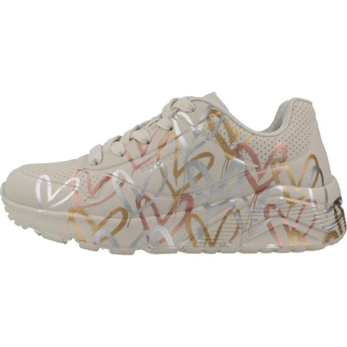 Zapatillas Niña Uno Lite - Metallic Beis