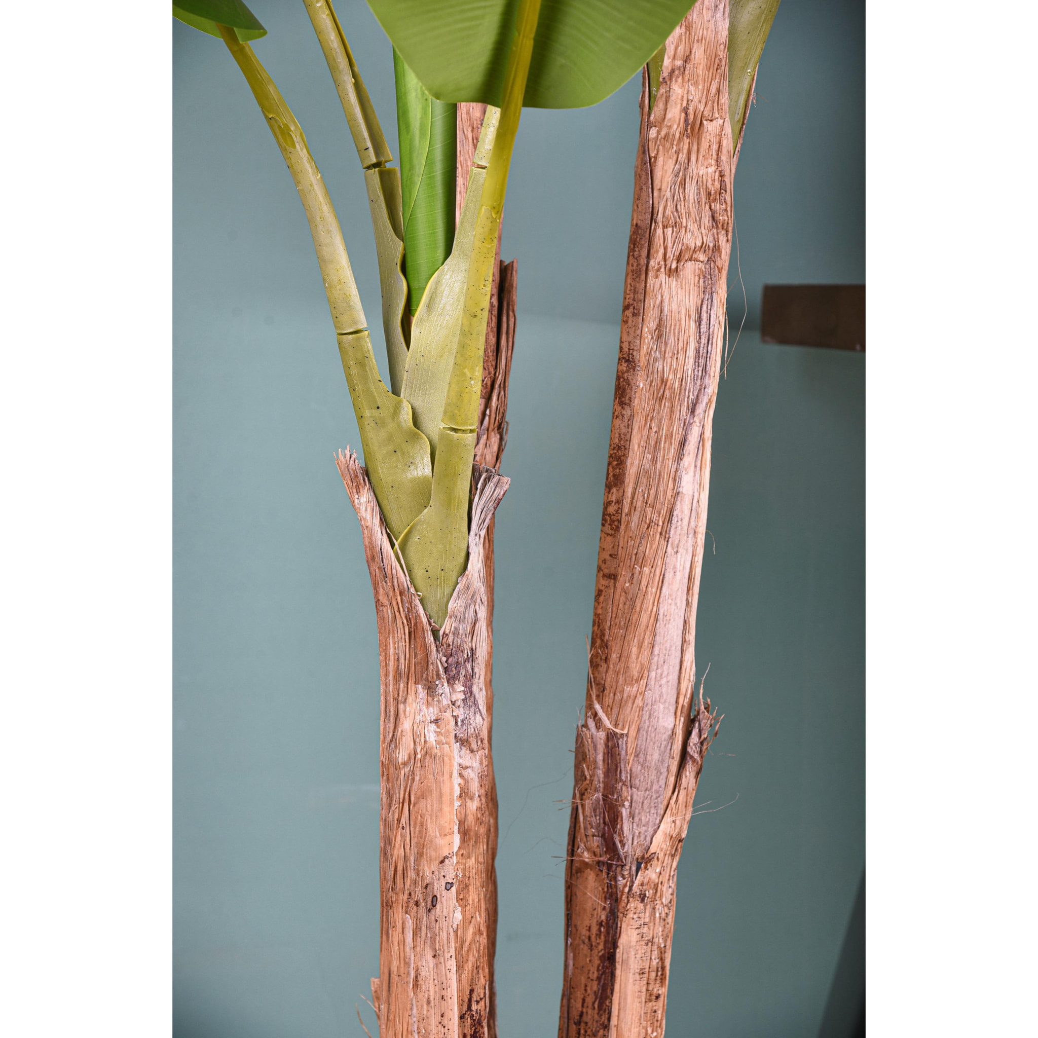 Banani Con Vaso. Altezza 240 Cm - Pezzi 1 - 50X240X50cm - Colore: Verde - Bianchi Dino - Piante Artificiali