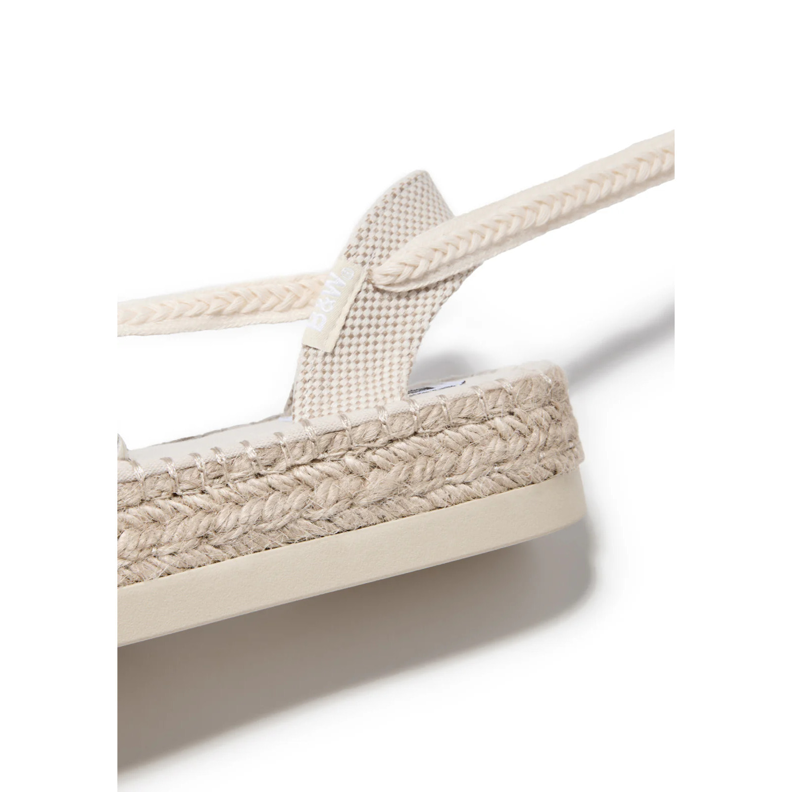 B&W Break&Walk - Sandali estivi in juta con zeppa per donna e bambina