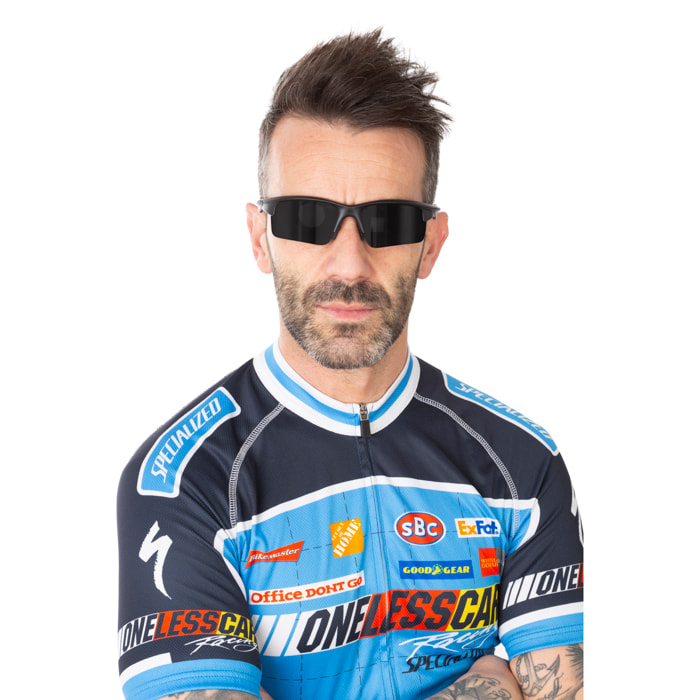 Gafas de ciclismo OCEAN GIRO - Negro mate / Polarizada ahumada