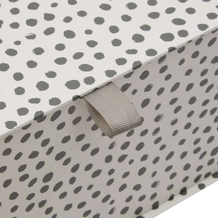 Lot de 4 boîtes Boxtab imprimé à pois