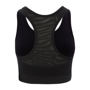 SUJETADOR DEPORTIVO NATURAL PARA MUJER BLUEBALL EN NEGRO